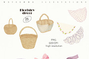 Tulip Watercolor Collection, a Decorative Illustration by Sunshine Art (Thumbnail 6 of 8)