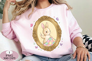 Cute Bunny Mom Sewing Quilt PNG, an Illustration by Daily.Designs (Thumbnail 4 of 5)