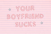 Nostalgia Aesthetic Handwritten Font, a Handwritten Font by Studio C (Thumbnail 5 of 6)