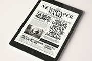 The Digital Newspaper, a Magazine Template by Luuqas Design (Thumbnail 2 of 10)