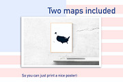 50 States & USA Map for Infographics, an Object Graphic by Minkina (Thumbnail 4 of 4)