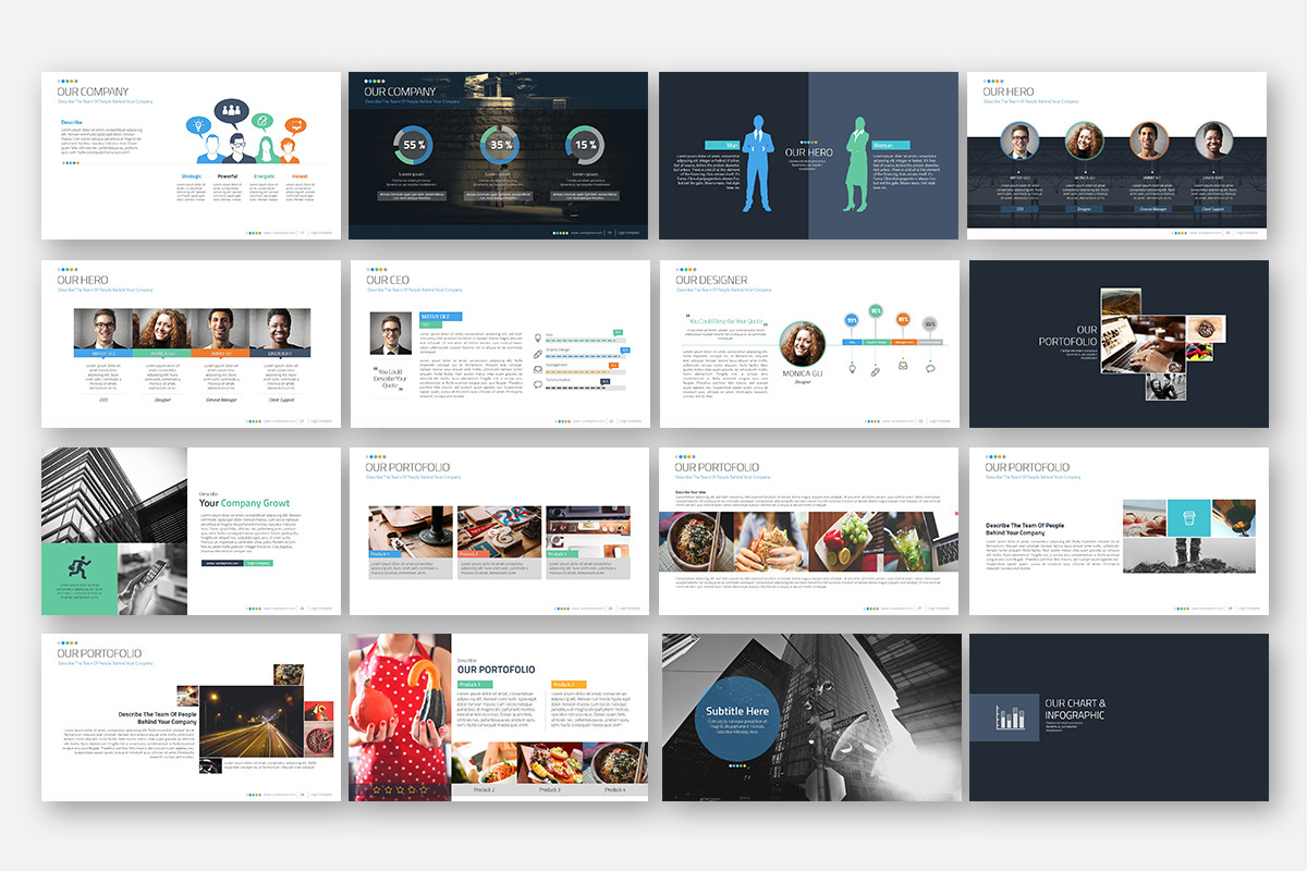 SundayMon Powerpoint Presentation, a Presentation Template by Stock Shape (Photo 3 of 6)