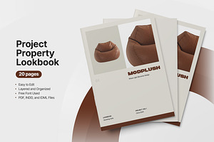 Project Property Look Book Template, a Brochure Template by TMint Play