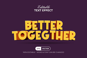 3D Text Effect Yellow Curved Style, a Layer Style Add-On by Mockmenot