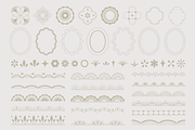 Line Lace Frames - vector designs, an Object Graphic by venimo (Thumbnail 12 of 14)