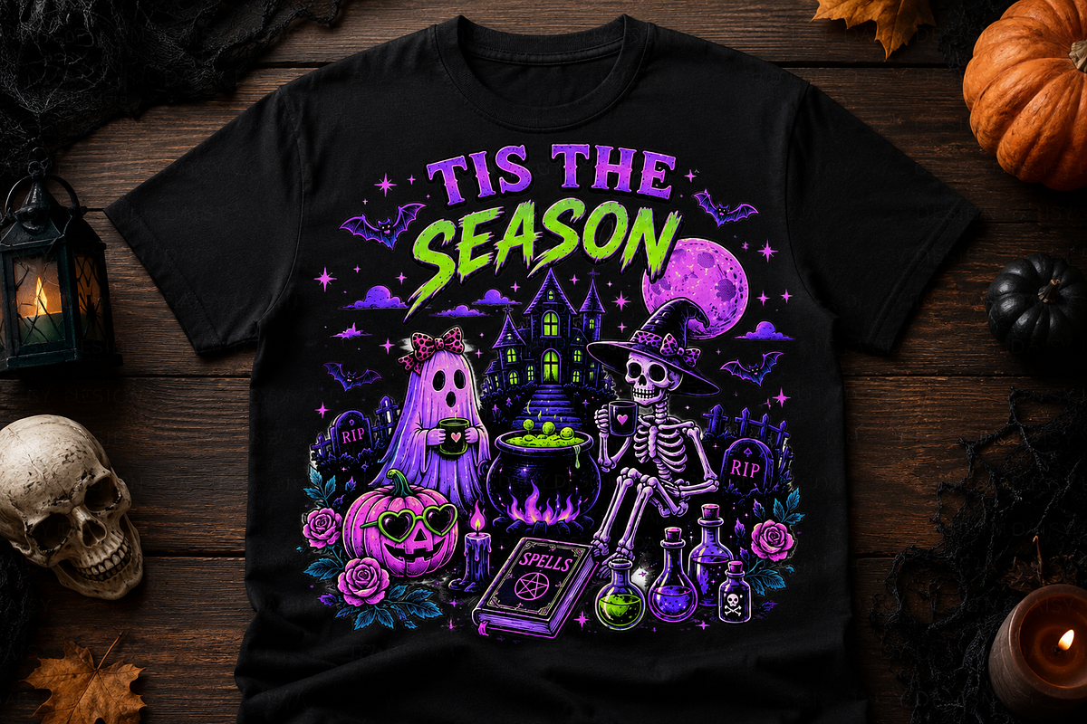 Retro Spooky Halloween Png Bundle, a Seasonal Illustration by Daisy Design (Photo 6 of 15)
