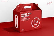 Box with Handle Mockup Set-1, a Packaging Mockup by Grid&Glow (Thumbnail 3 of 6)
