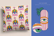 Evil Eyes Graphics Posters Patterns, a Graphic by Youandigraphics (Thumbnail 8 of 15)