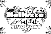 Mollusca Font Trio | Dingbats Doodle, a Script Font by Ardana Creative (Thumbnail 2 of 15)