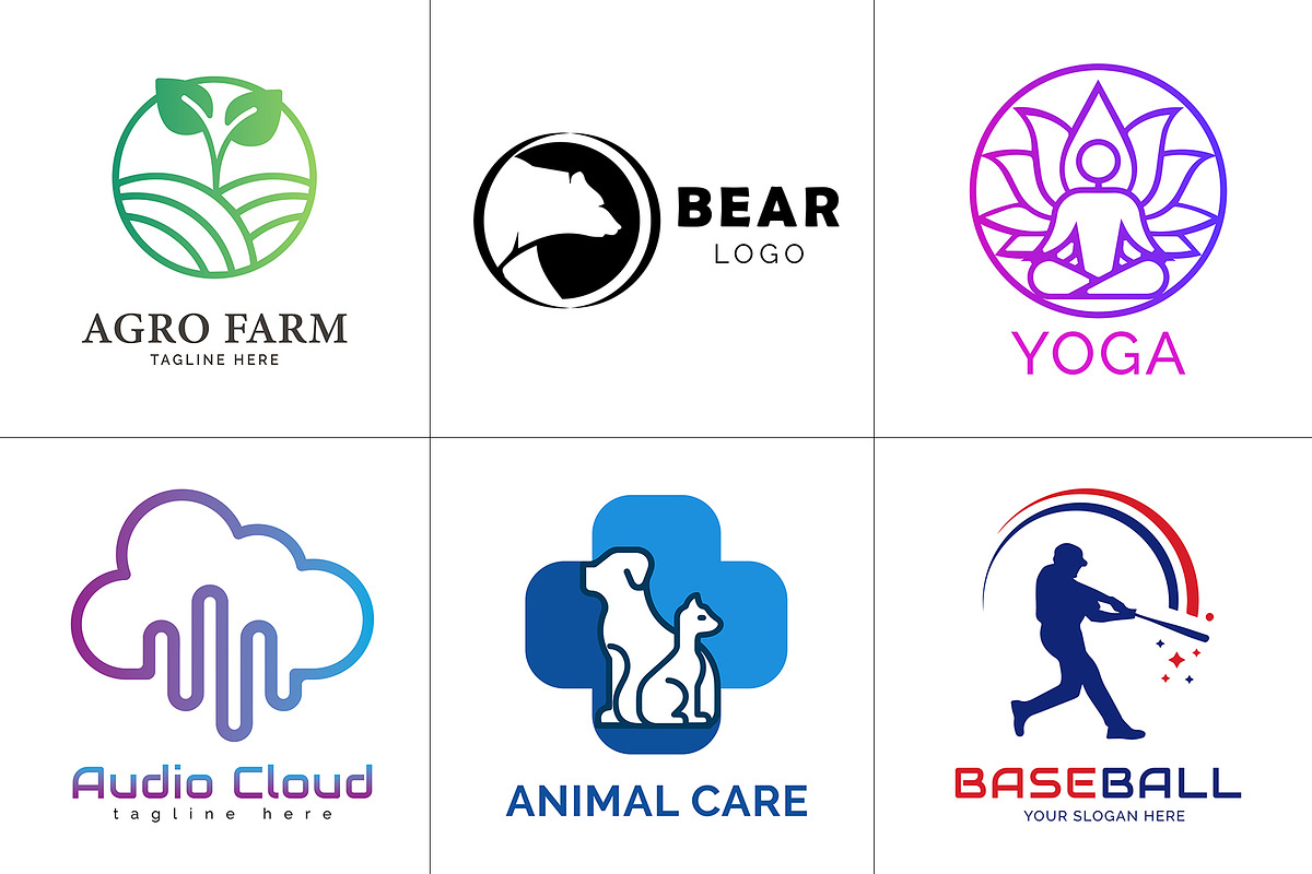 800+ Professional Logos Bundle, a Branding & Logo Template by Design Forest (Photo 21 of 48)