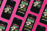 Black Spooky Party Flyer Set, a Flyer Template by Aiyari Graphic (Thumbnail 2 of 3)