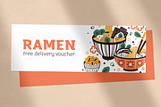 Banners for ramen shop, a Food Illustration by Good Studio (Thumbnail 2 of 3)