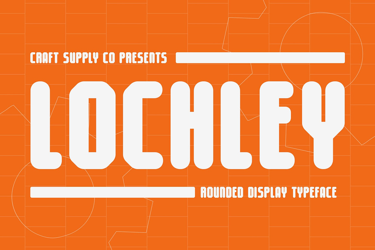 Lochley Rounded, a Sans Serif Font by Craft Supply Co. (Photo 1 of 7)