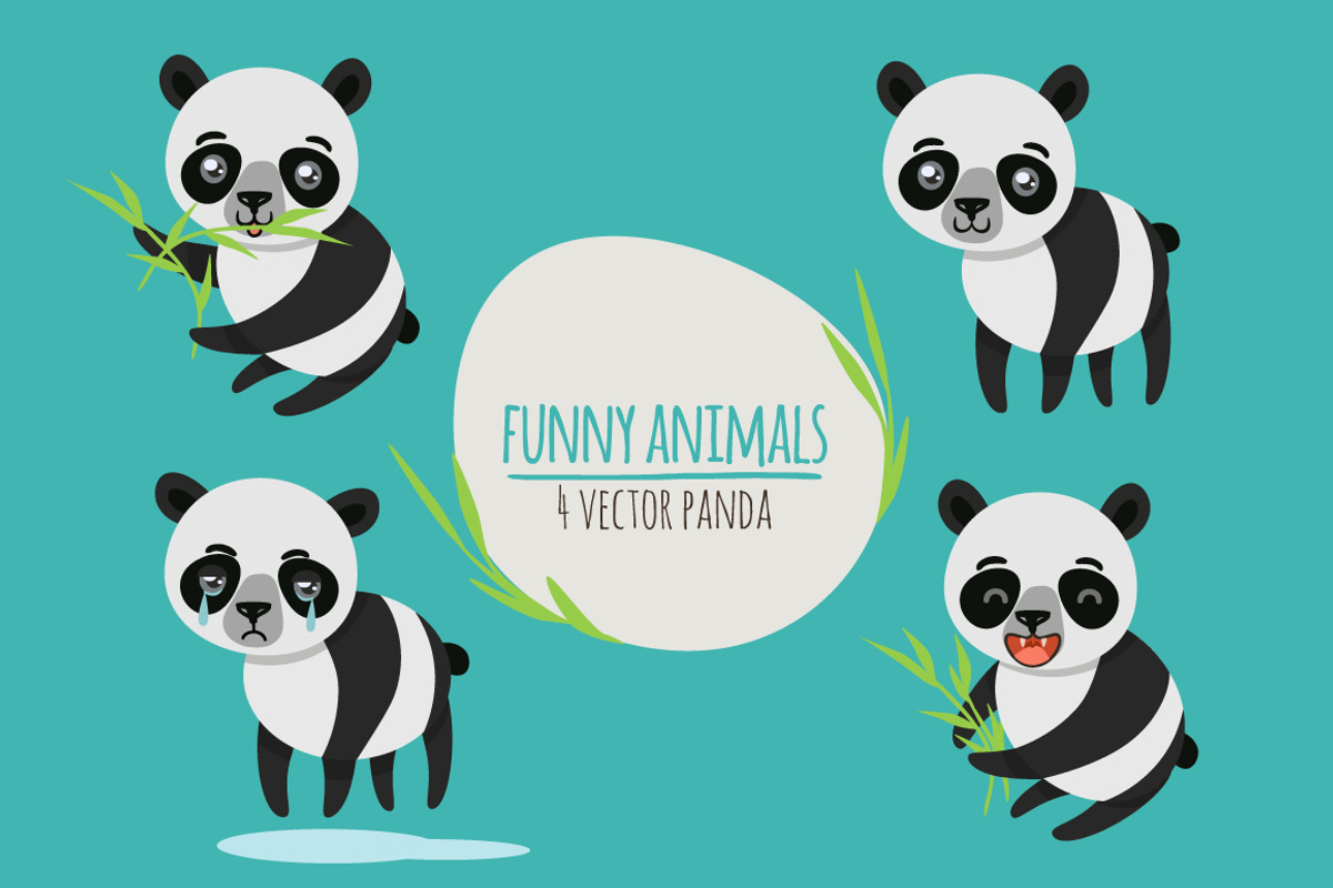 funny panda, an Object Graphic by adi katz