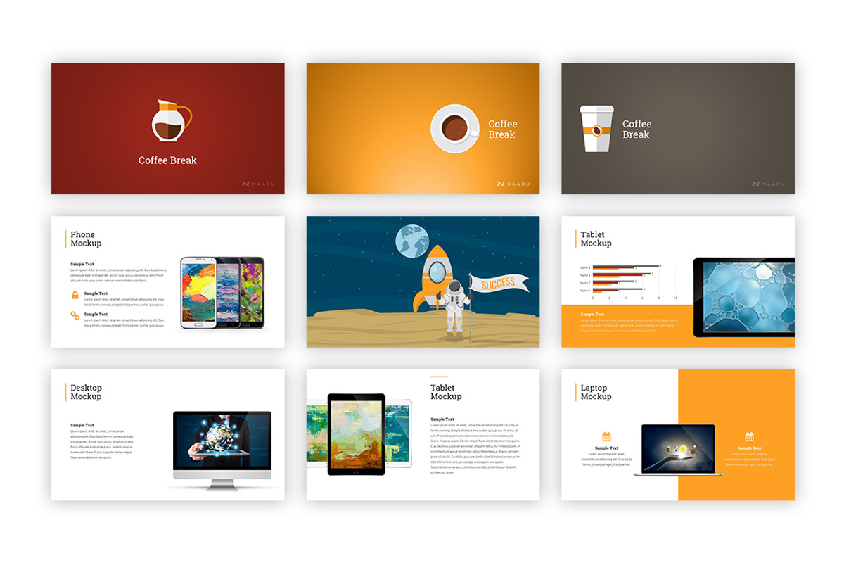 Naaru - PowerPoint Template, a Presentation Template by everslide (Photo 8 of 8)