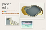 Paper Relief - 12 4K Loops, a Background Graphic by Photocreo Michal Bednarek (Thumbnail 1 of 7)