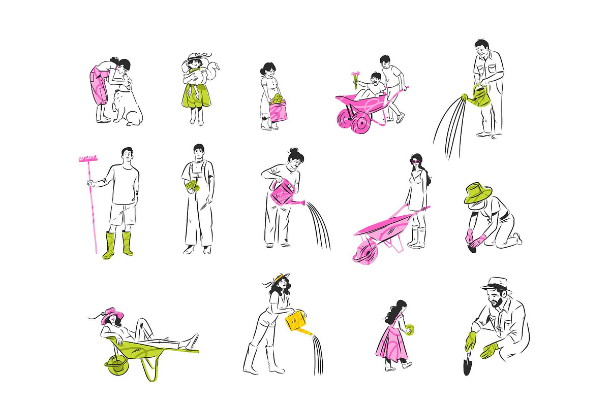 Garden graphics, a Person Illustration by Anastasy_helter (Photo 2 of 18)