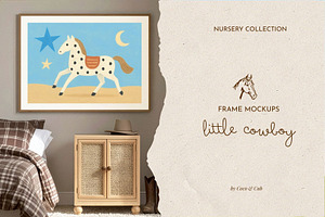 Little Cowboy Boys Mockup Frame
