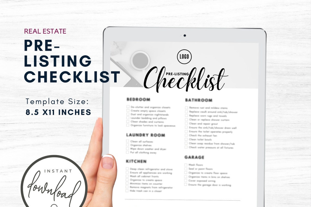 Pre-Listing Checklist Flyer CANVA, a Flyer Template by RealEstateDreams (Photo 2 of 4)
