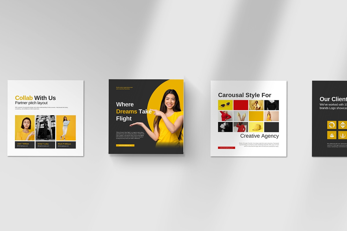Creative Agency Instagram Post Pack preview 4