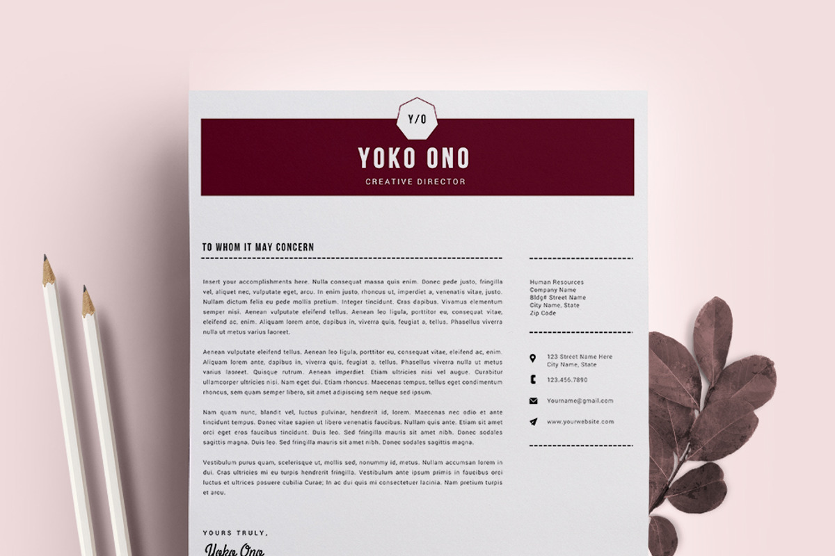 Creative Director Resume Template/CV, a Resume Template by Resume21 (Photo 3 of 5)
