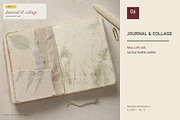 Pressed Botanicals & Linen Papers, a Texture Graphic by KamimiArt (Thumbnail 6 of 8)