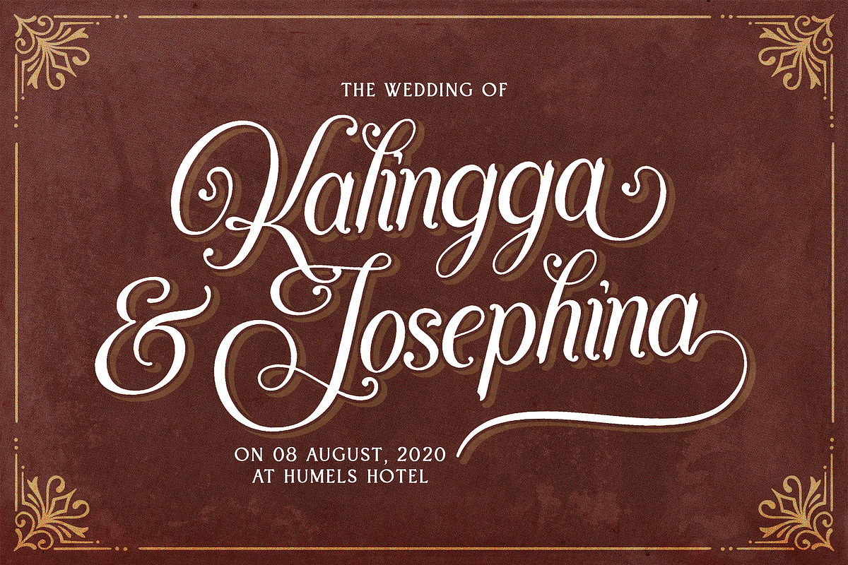 Agenda King - Vintage Script Font, a Script Font by StringLabs (Photo 2 of 13)