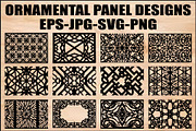 Intricate Decor Panel Bundle, an Object Graphic by Designer_Momina (Thumbnail 1 of 13)