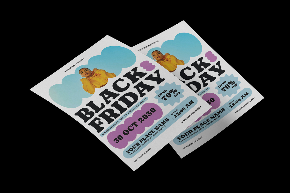 Black Friday Bold Sale Flyer preview 3