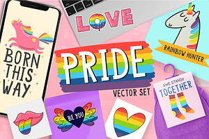 PRIDE Elements. Vector Set