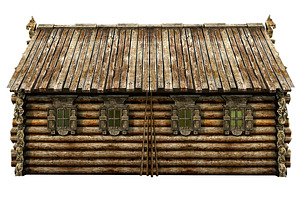 Wooden Village House