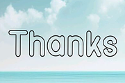 Thick Bubble, a Script Font by FreshTypeINK (Thumbnail 8 of 8)