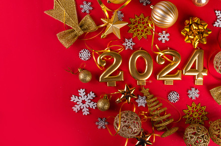 Christmas and New Year background, a Holiday Photo by Rimma