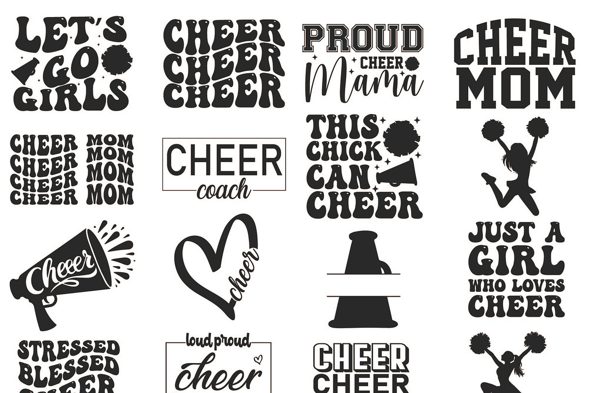 Cheer Mom Era SVG Bundle, an Object Graphic by Digi_Design_World (Photo 1 of 6)