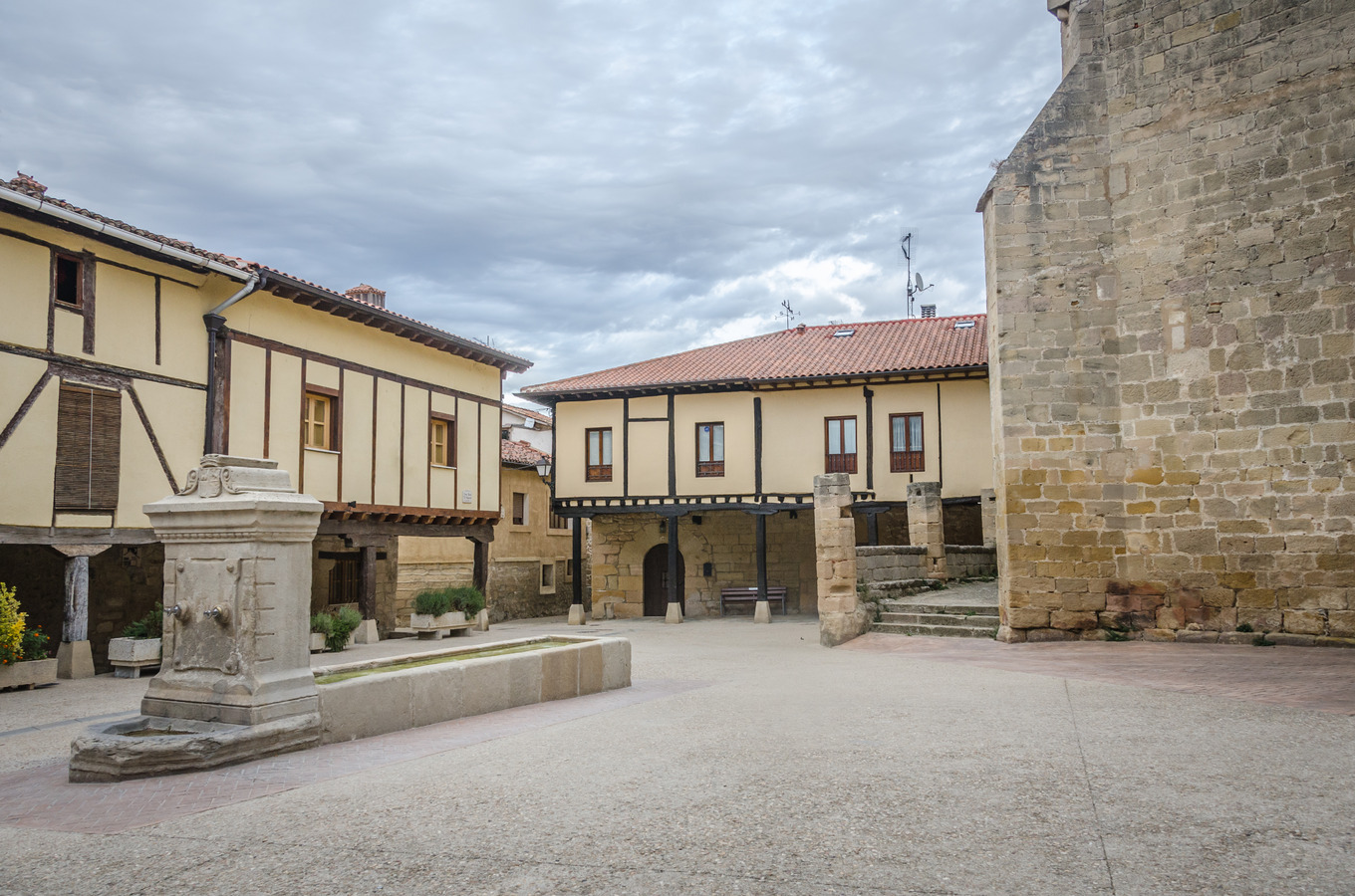 Square in Santa Gadea del Cid | Architecture Stock Photos ~ Creative Market