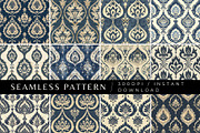 12 Teardrop Ottoman Seamless Pattern, a Pattern Graphic by Inknfolly (Thumbnail 1 of 7)