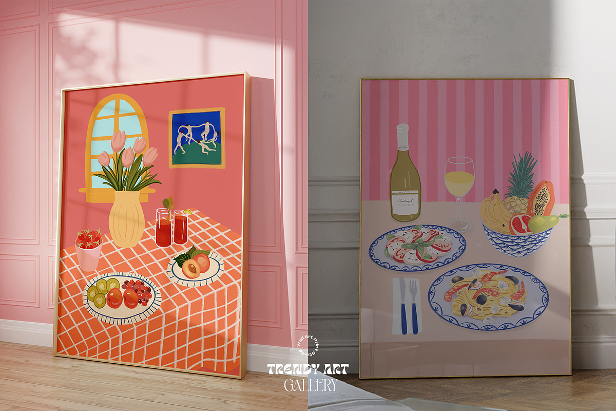 Trendy Art Gallery 3, a Graphic by Wall Art Print Studio (Photo 4 of 13)
