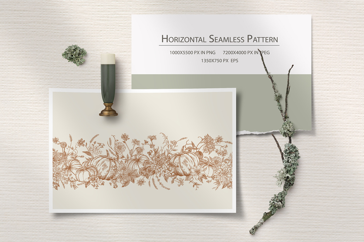 French garden pattern collection, an Illustration by Lisla (Photo 9 of 11)