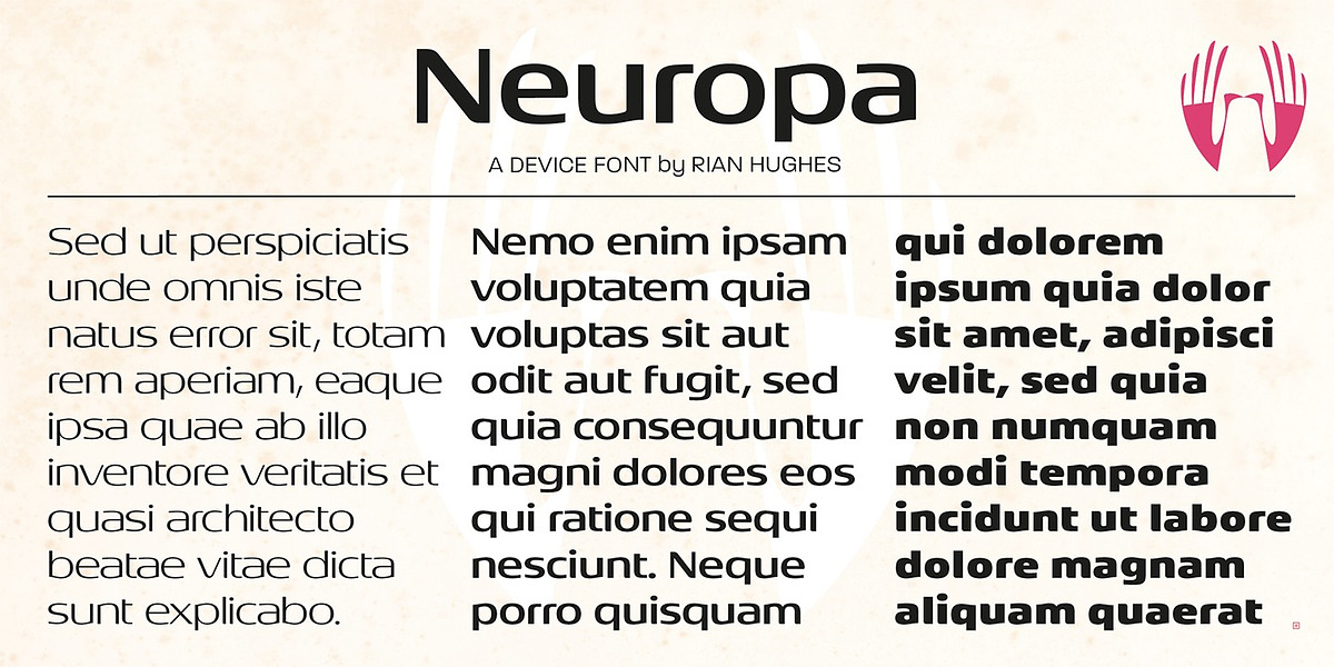Neuropa, a Sans Serif Font by Device (Photo 5 of 6)