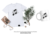 Music Notes Clipart, an Illustration by Markicha Art (Thumbnail 4 of 5)