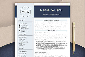 Resume Template | CV + Cover Letter, a Resume Template by Klamp Studio