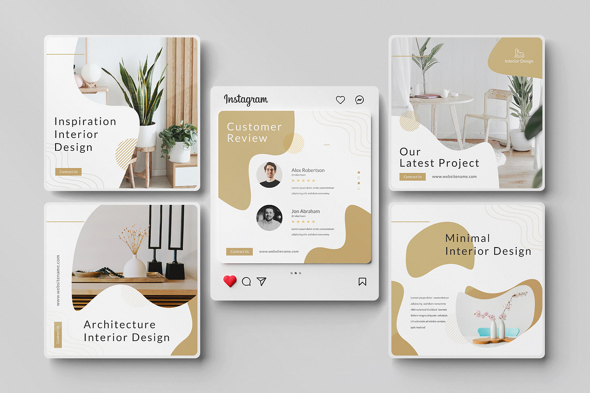 Interior Social Media Post Layout