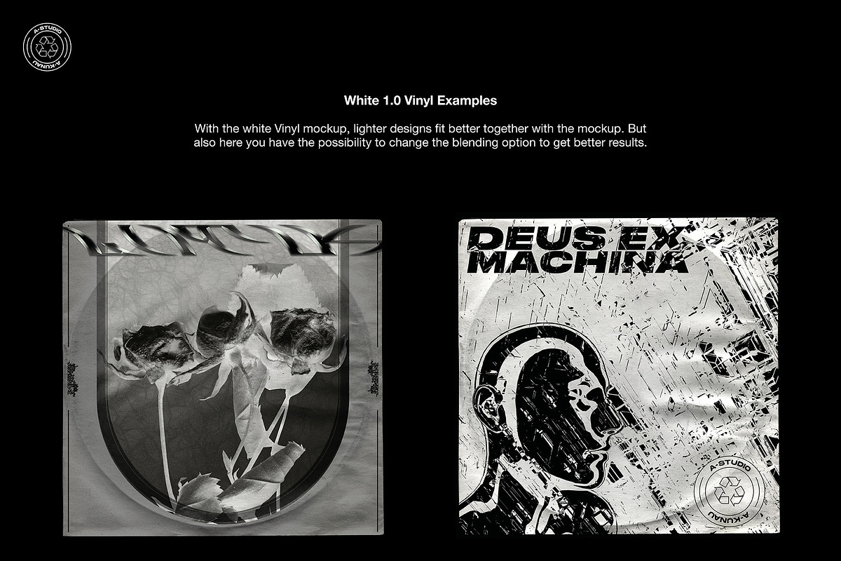 Vinyl Mockup Pack 4 in 1, a Packaging Mockup by A-Studio (Photo 11 of 13)