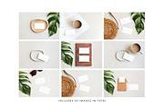 Tan Business Card Photo Mockups, a Product Mockup by Moyo Studio (Thumbnail 2 of 9)