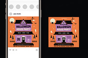 Halloween House Party Event Flyer Se, a Flyer Template by VectorVactory (Thumbnail 2 of 4)
