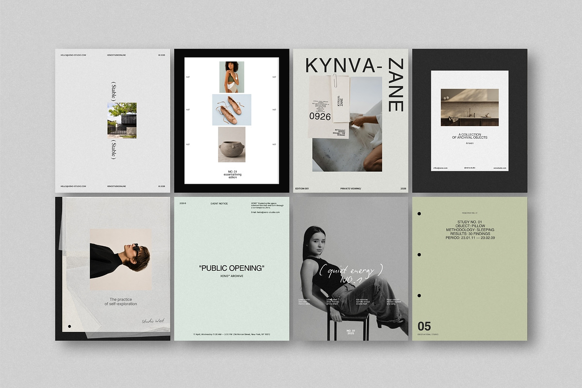 XENO | Instagram Post & Story (I), a Social Media Template by The Aesthetic Studio (Photo 3 of 10)