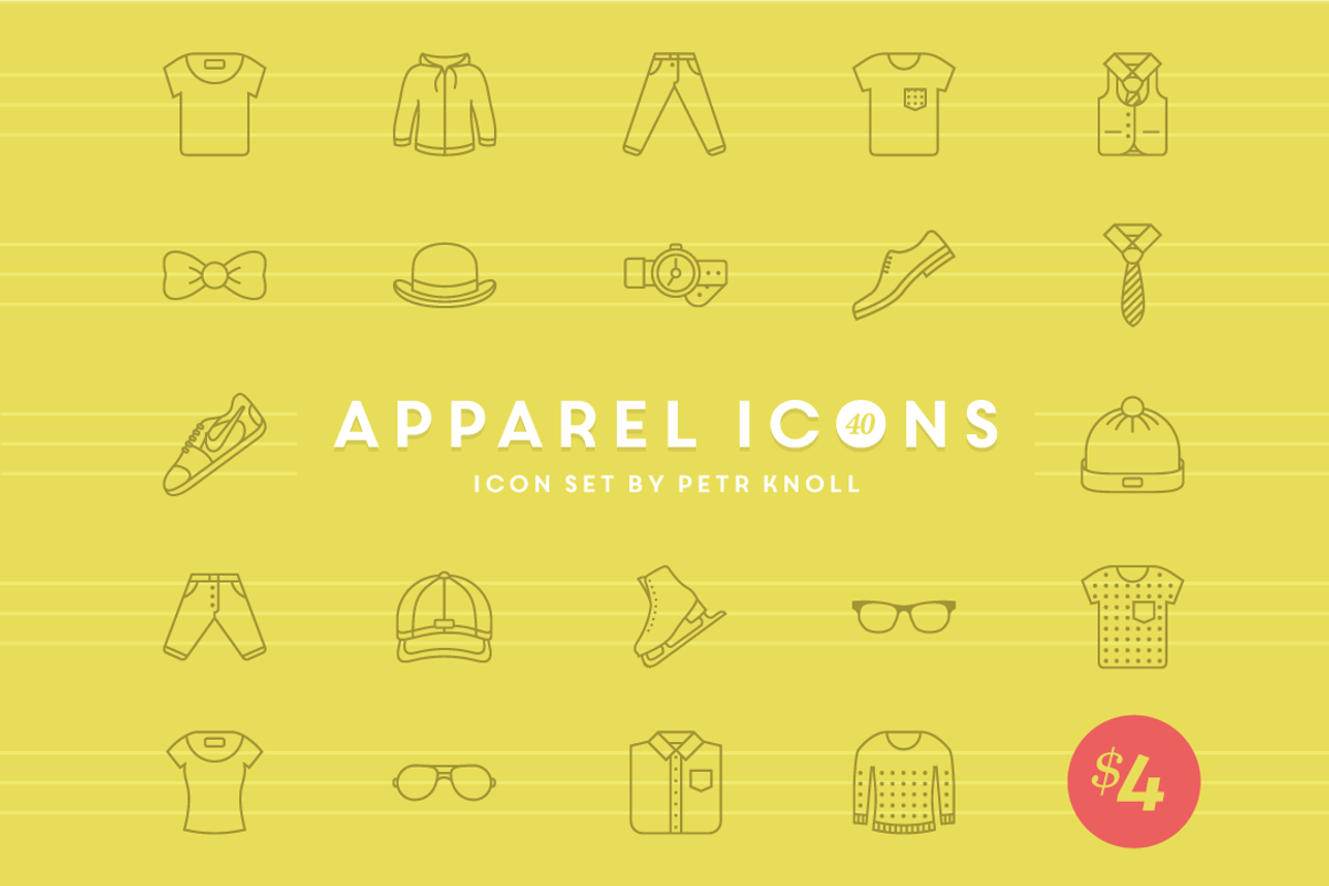 40 Apparel Icons, an Icon by Petr Knoll (Photo 1 of 3)