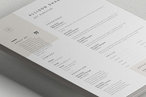 Theta Resume Template