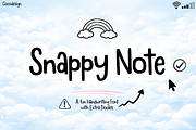 Snappy Note Playful Handwriting Font, a Handwritten Font by cocodesign (Thumbnail 1 of 7)