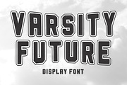 Varsity Future, a Font by Fourteen Letter (Thumbnail 1 of 7)
